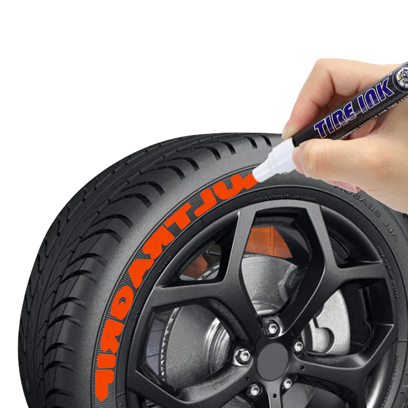 Car Tire Paint Marker – Durable Waterproof Ink Pen for Rubber & Wheel Lettering - Image 13