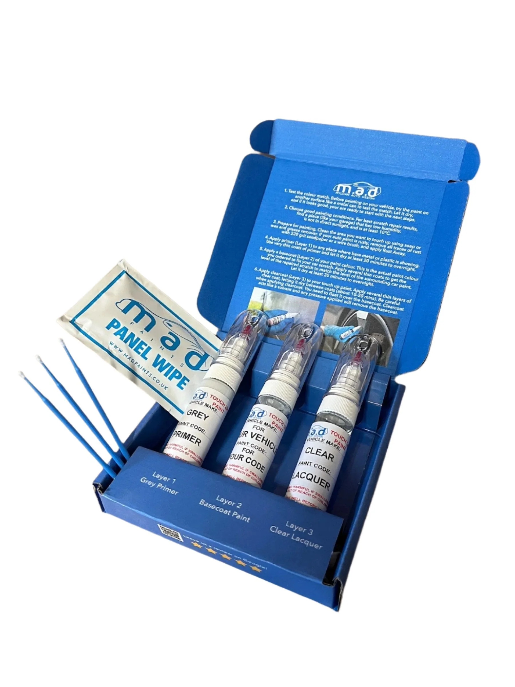 Sonic Carbon NEU-106E, Tesla, Alloy Wheel Touch Up Kit - Image 4